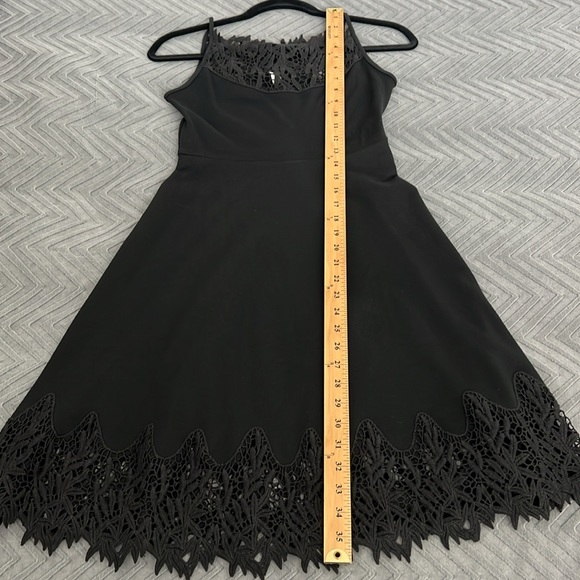 Free People Stretch Lace Trim Sleeveless Fit & Flare Dress - Picture 9 of 9